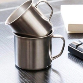 Resim 1 Adet Ağır Hizmet Tipi 304 Kamp Bardağı - Ergonomik Sap ve Kapaklı, Endüksiyon Uyumlu, Çok Dayanıklı İçecek Termosu (Sıcak/Soğuk İçin) | Kamplar, Yürüyüşler, Ofis, Seyahat için Ideal | Makinede yıkanabilir Sağlam Taban & Parlak Cila (Endüksiyon-Uyum, Şeffaf Kapağın Kolay Temizlenebilirligi) ile Kafe, Çay, Çorba, Smoothie'lar için Mükemmel | Hijyenik ve Kaliteli Silindrik Dizayn 