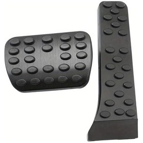 Resim Dashanshop Mercedes C E S Glc Gle Gls Cls W205 W213 X253 W167 Kaymaz Fren Gaz Pedalı 2 Adet Siyah 