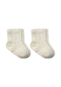 Resim Mey İthalat Fiyonklu Penye Soket Çorap 2li 10150 Naturel 