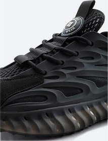 Resim Avva Erkek Siyah Nefes Alan Hafif Sneaker Ayakkabı A41Y8023 