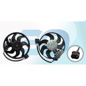 Resim WISCO 7L0959455C Fan Motoru Davlumbazsız Sol (300 Mm-4 Fıs-7 Kanat) VW Touareg Q7 Cayenne 3.0TDI 03 - 