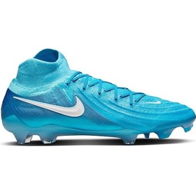 Resim Nike Phantom Luna Iı Elite Fg Mens Football Shoes Cream Profesyonel Erkek Krampon Mavi Mavi 