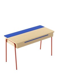 Resim Misa Ahşap Çok Renkli Çocuk Masası 