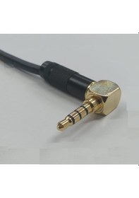Resim Mikrofon Çevirici - Gold Xlr 3 Pin Dişi - 90 Derece 3.5 Mm Trrs E 