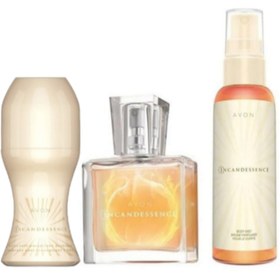 Resim Avon Incandessence Parfüm Seti 30ml Ve Vücut Spreyi 100ml Rollon 50ml 
