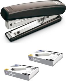 Resim everart Zımba Makinesi Ve 2000 Tane Tel Ofis Zımba Makinesi Tel Bükmez Paslanmaz Avantajlı Set 