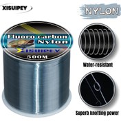 Resim EXISUIPEY Ağır Hizmet 500m/546YD Karbon Kaplamalı Naylon Olta İpi - Şeffaf Karbon Fiber Lider, Yüksek Kalite, Süper Düğüm Dayanıklılığı, Aşınmaya Dirençli Ana Hat ve Hassas Uçlu Buz Balıkçılığı, Fly Fishing, Atma İçin Uygun - Alabalık, Turna, Somon, Levrek için İdeal, Paslanmaz Çelik Olta İpi, Örgülü Ağır Hizmet Olta İpi 