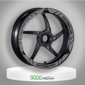 Resim Gogo Cf Moto Uyumlu Siyah Jant Şeridi 