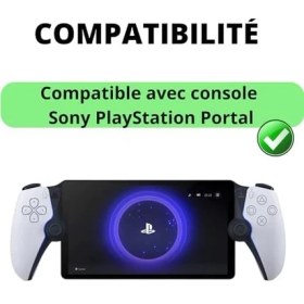 Resim Karokstore Playstation Ps5 Portal Için Temperli Cam Ps Portal Ekran Koruyucu Dayanıklı Ekran Koruyucu Çizilmez 