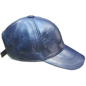 Resim Derimont's Hakiki Deri Lacivert Renk-spor Unisex Bayan Erkek Kep Kod-s-31 