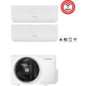 Resim Bosch A++ 36000 1 Dış + 2 İç Ünite (12000 + 18000 Btu) Wifi Özellikli Premium Model Multi İnverter Klima 