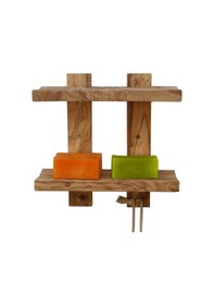 Resim Ahşap Banyo Sabunluk Rafı 