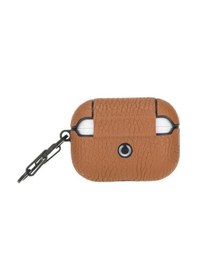 Resim Apple Uyumlu AirPods Pro Deri Kılıf Juni Erc7 Taba 