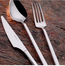 Resim Camılla 84 Parça Çatal Kaşık Bıçak Takımı Sade Metalik 