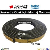 Resim Arçelik Uyumlu Ankastre Ocak Için Sızdırmazlık Çevre Montaj Contası - 377283835 