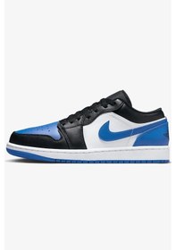 Resim Nike Air Jordan 1 Low Erkek Spor Ayakkabı 553558-140 Mavi Mavi 