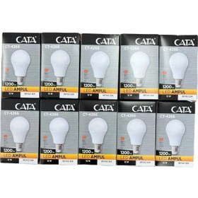 Resim Cata Ct-4266 12w 10 Adet Beyaz Ampul 