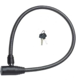 Resim Peak Bisiklet Kalın Çelik Halatlı Anahtarlı Kilit 12 x 80 cm 