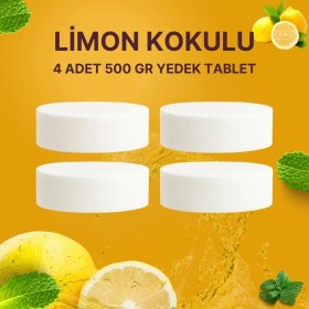 Resim 2 Adet 2X500 gr Nem Alıcı Rutubet ve Küf Önleyici Yedek Tablet Limon 