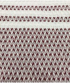 Resim Pamuklu Kaymaz Hasır Dokuma Maxi Boy Kolları Örten Koltuk Örtüsü 180x310 - Bordo 