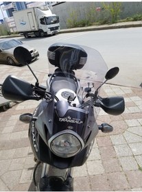 Resim Zeus Motor 2008-2011 Honda Xl 700 Transalp Uyumlu Uzun Ön Cam Açık Füme 