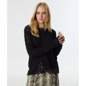 Resim Twist Strass Taş İşlemeli Kadın Triko Kazak (TW6250050153) 