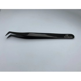 Resim Esthelian ® Ipek Kirpik Volume Cımbızı Siyah Renkli Ergonomik Tasarım ile Kolay Kullanım 