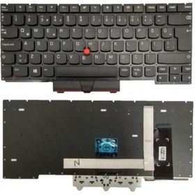 Resim NION Lenovo Thinkpad E14 20RA 2RB Notebook Klavye (Siyah TR) 