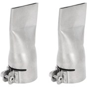 Resim Fortunelane 2 Adet 40mm Paslanmaz Çelik Geniş Açık Uç Kaynak Burnusu, Isı Dayanıklı, Pp/pvc Levha İçin Hot Air Gun Uyumlu 