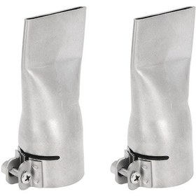 Resim Fortunelane 2 Adet 40mm Paslanmaz Çelik Geniş Açık Uç Kaynak Burnusu, Isı Dayanıklı, Pp/pvc Levha İçin Hot Air Gun Uyumlu 