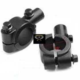 Resim Ayna Takma Kütüğü Kelepçesi 10mm Düz Diş Atv Enduro Naked Touring 