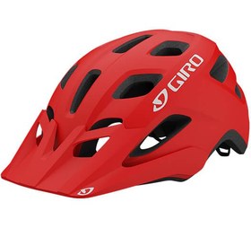Resim Giro Fixture Bisiklet Kaskı Mat Kırmızı Universal Size 54-61cm 