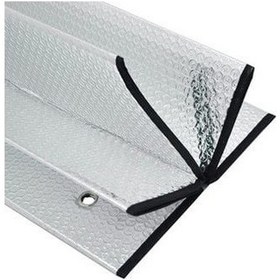 Resim Çift Tarafı Metalize Sert Balonlu Lüx Ön Cam Güneşliği 140 X 70 