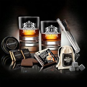 Resim Premium - Yaş Günü Hediyesi Viski Hediye Seti 