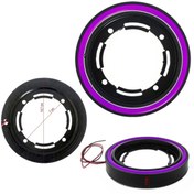 Resim BTL OTOMOTİV Tweeter Led Kasnak 10cm Mor 2 Adet 