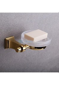 Resim Line Duvara Montajlı Katı Sabunluk Gold Kaplama 