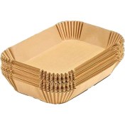 Resim 120 Hava Fritöz Kağıt Özel Kağıt Astar Yağ Emme Kağıt Fırın Fırında Pad Kağıt Teknik Yemek Sepet Kağıdı (Yurt Dışından) 