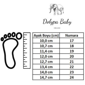 Resim DOLYPA BABY Kız Erkek Çocuk Kırmızı Yosun Desenli Patik 