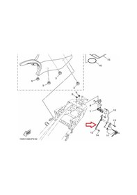 Resim Yamaha Mt25, R25 Sele Kilit Tutucu 1wd-f117k-00 