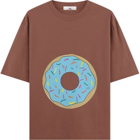 Resim Donut Boy - Hamile Oversize Tshirt - Kahverengi / M / Oversize 