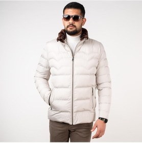 Resim Montesori Slimfit Kapitone Erkek Mont 