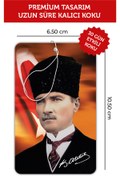 Resim ByMeyla Başkomutan Mustafa Kemal ATATÜRK Görselli Oto Kokusu ve Torpido Aksesuarı 