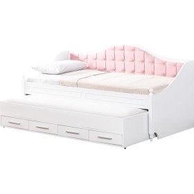 Resim Setay Yavrulu Yatak, Eymen Yavrulu Karyola - Pembe 