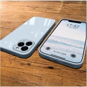 Resim LoopCase Iphone 12 Kılıf Kamera Lens Korumalı Arkası Cam Parlak Aynalı Lüx Glass Kapak 