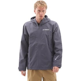 Resim adidas Terrex Xperior 2L Gore-Tex Erkek Yağmurluk-Rüzgarlık Mavi 