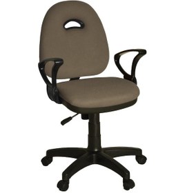 Resim Türksit Kozmo Yönetici Çalışma Koltuğu Plastik Ayak Gri Gri 