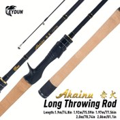 Resim LEYDUN AKAINU FSihging Çubukları Ultralight S632UL S642L S662ML C672M C692MH Hızlı Yüksek Kaliteli Döner Dökme Seyahat Çubuğu Besleyici Çubuk, Karbon Fiber, 100-130cm, Orta Güç Çubuğu, Yetişkin, Yem Balıkçılığı Tekniği, Mükemmel için, Balıkçılık Ro 