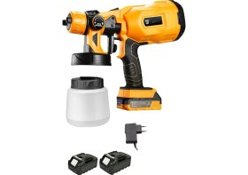 Resim SCHUTZENGER F6200 Çift Akülü Boya Tabancası Çift Akülü Sprey Boya Püskürtme Makinesi Şarjlı Kablosuz 