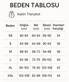 Resim Fien La Kadın Kruvaze Yaka Kuşaklı Trençkot - Yeşil Renk 