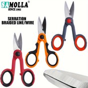 Resim SAMOLLA Paslanmaz Çelik Balıkçılık Makası - Çok Renkli Örgülü Hat Kesici & Soyucu, Ergonomik Sap, Tüm Balıkçılar İçin Dayanıklı Araç, Şükran Günü Balıkçılık Maceraları İçin Mükemmel, SAMOLLA 